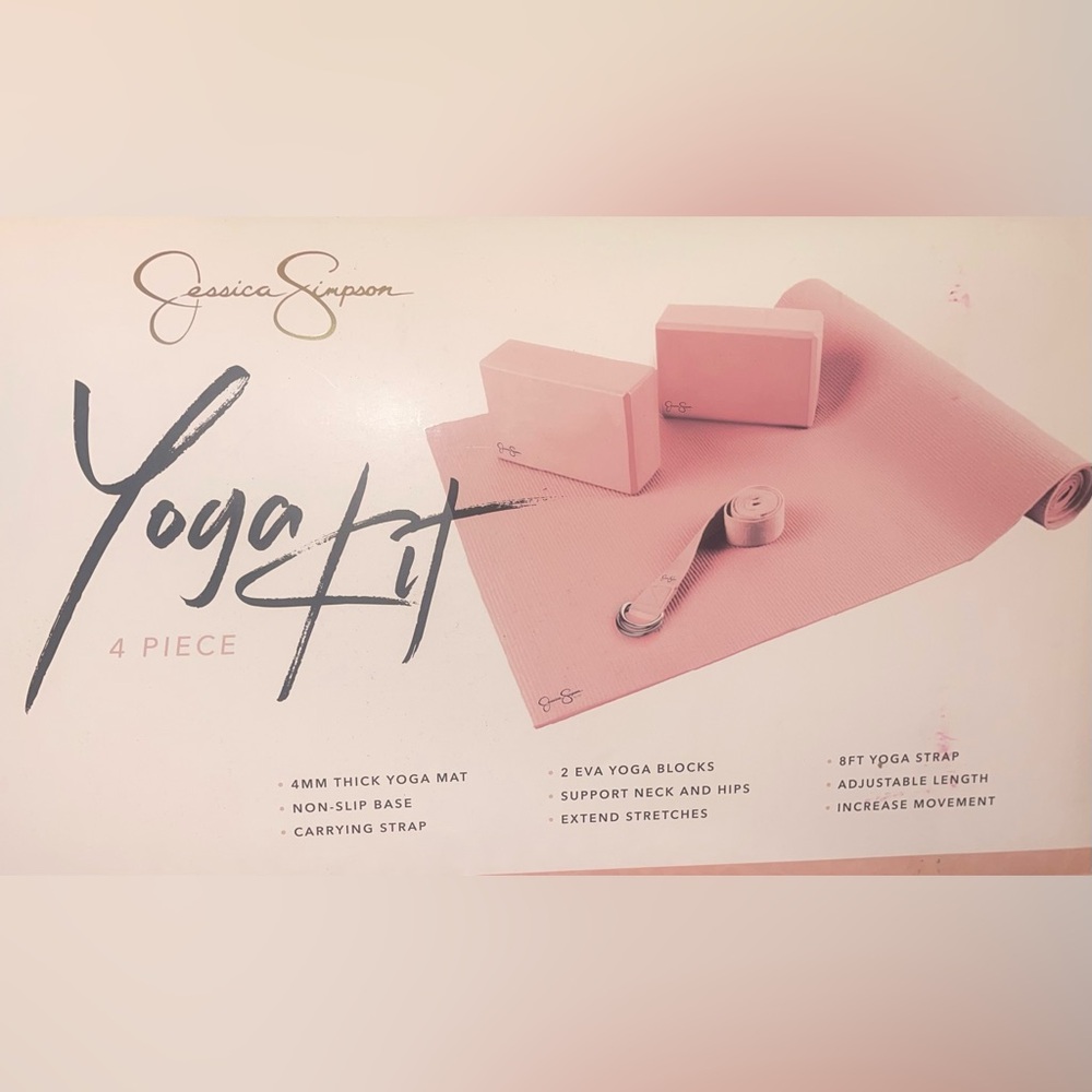 Jessica Simpson Blush Yoga Set - Picture 6 of 6